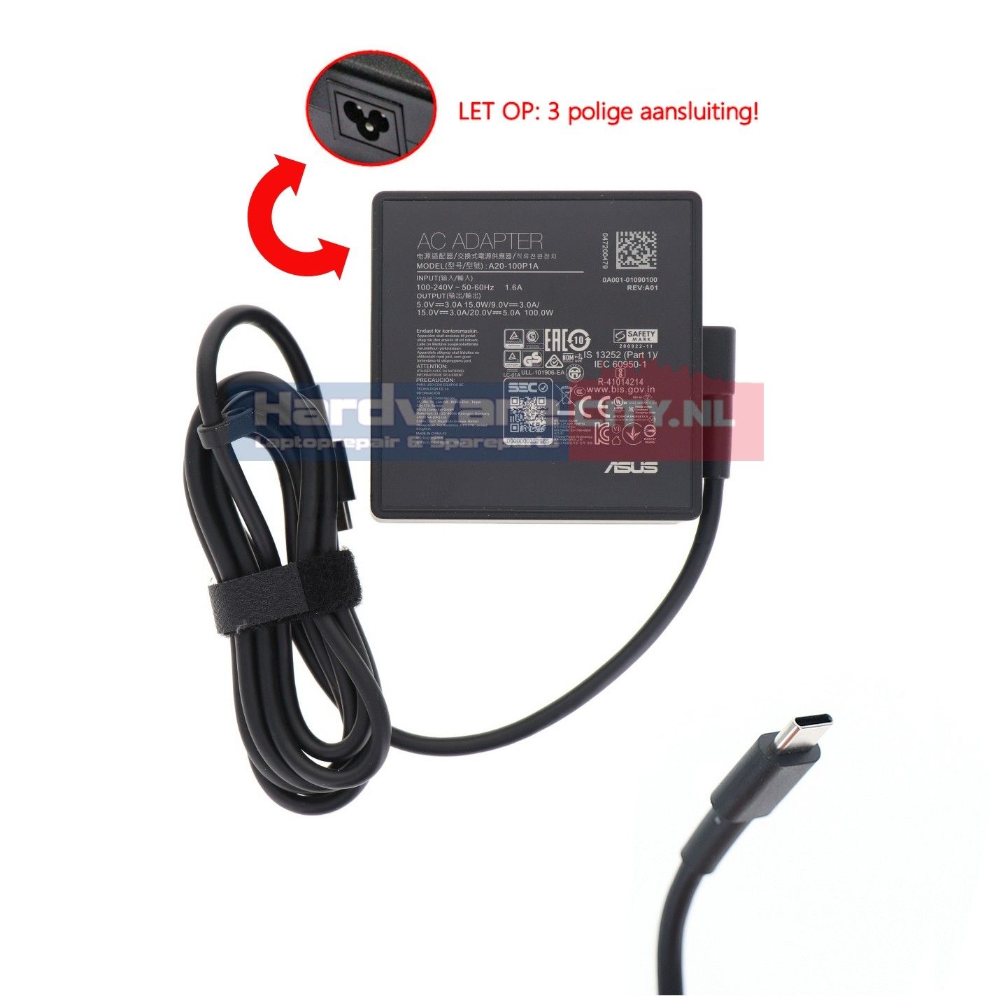 Originele Asus USB-C Adapter 100W