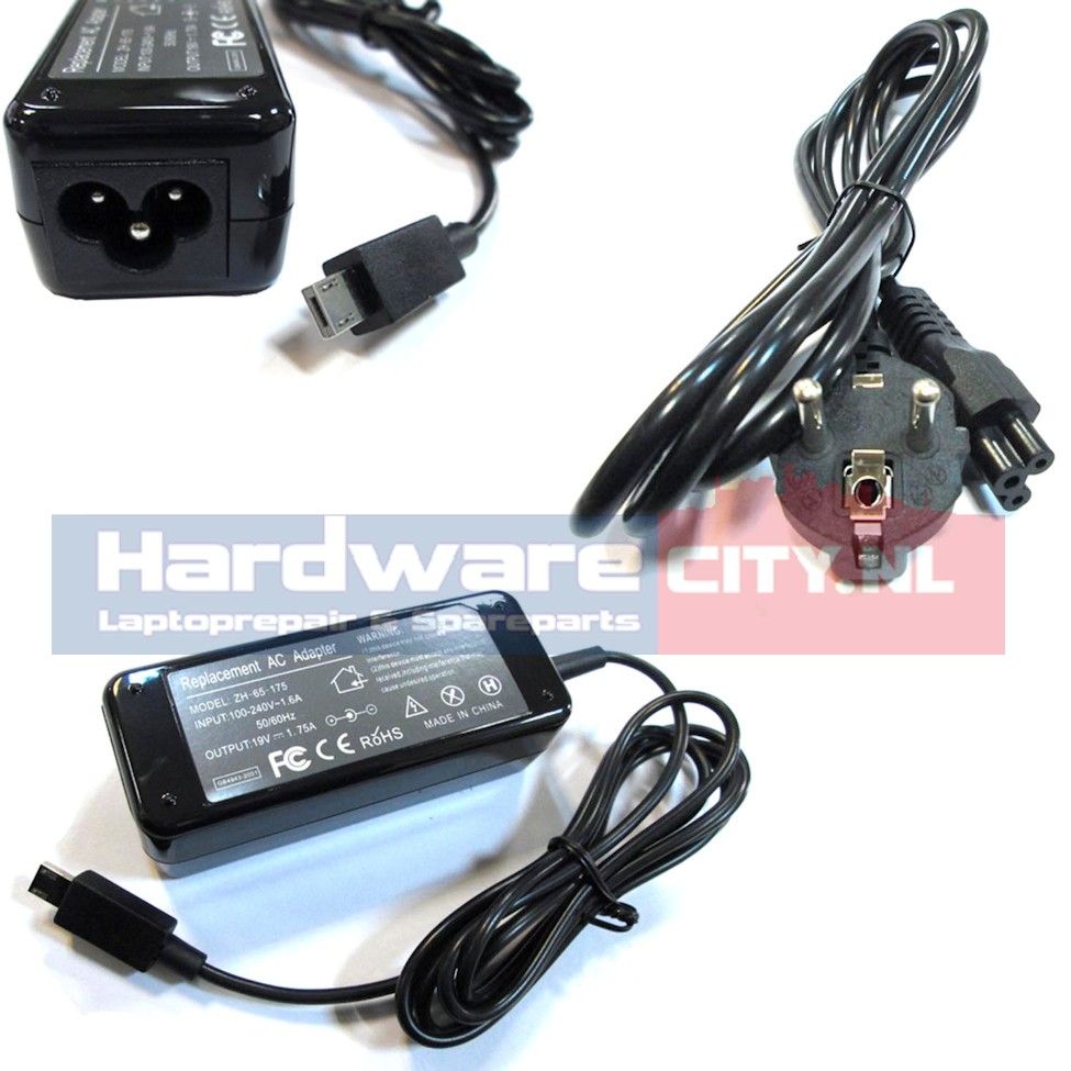 Asus Transformer Book Flip TP200SA AC Adapter (M-plug) - incl. netsnoer