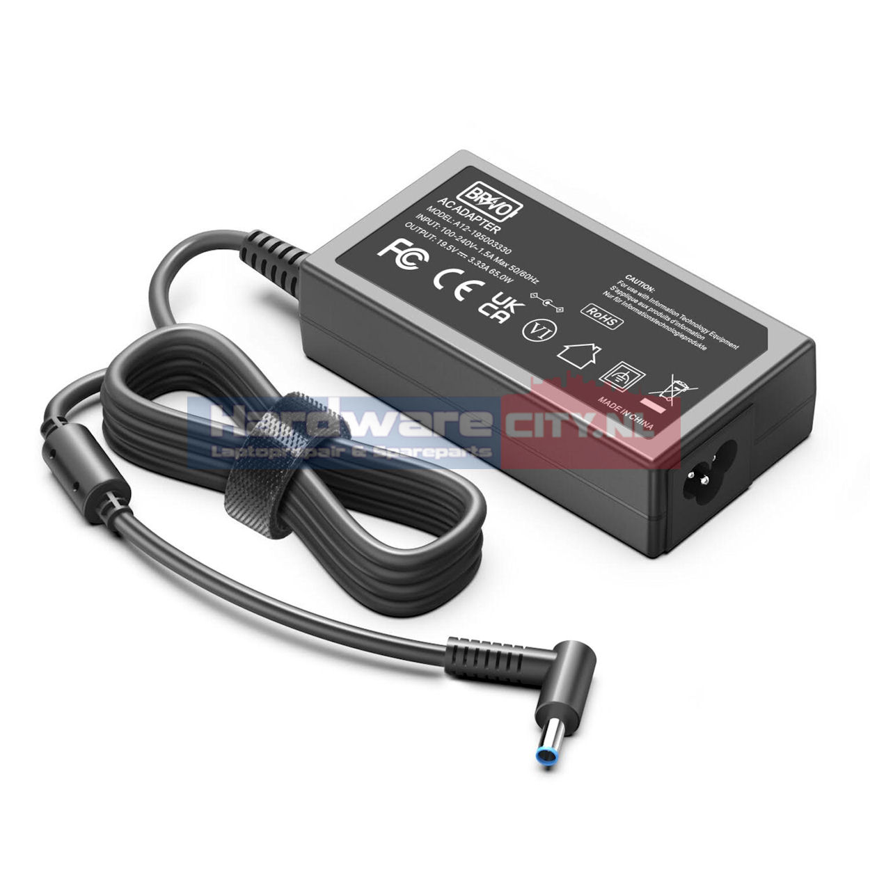 HP 15-af122nd AC Adapter (65W slim tip)