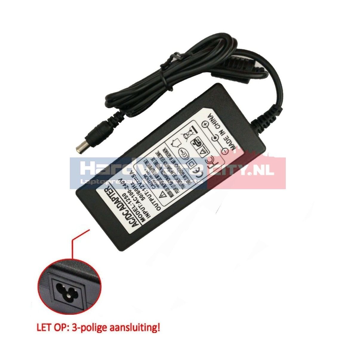 Samsung Syncmaster XL2370 AC Adapter (12V 5A - 6.5x4.4mm)