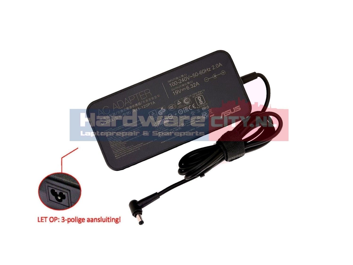 Asus AC Adapter 19V 6.32A 120W (origineel)