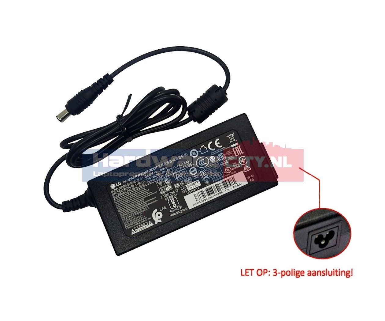 LG / Samsung Monitor/TV Adapter 19V 2.53A 48W