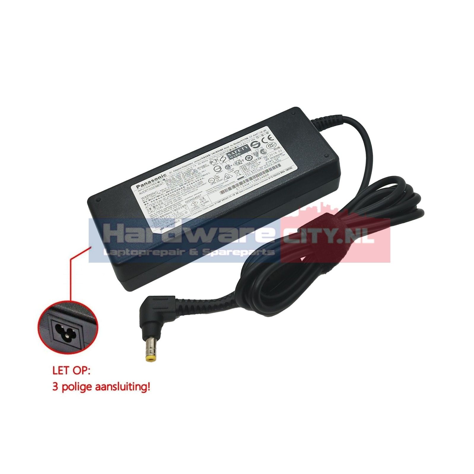 Panasonic Toughbook AC Adapter 15.6V 7.05A 110W (origineel)