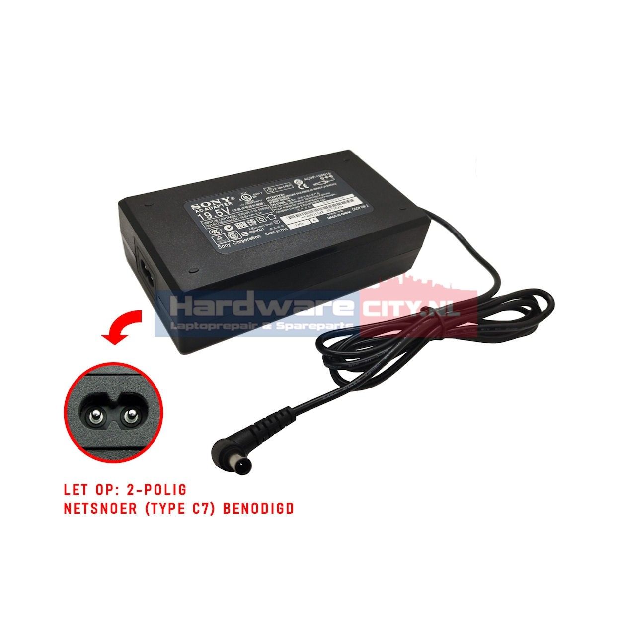 Sony 120W TV Adapter ACDP-100D02 (origineel)