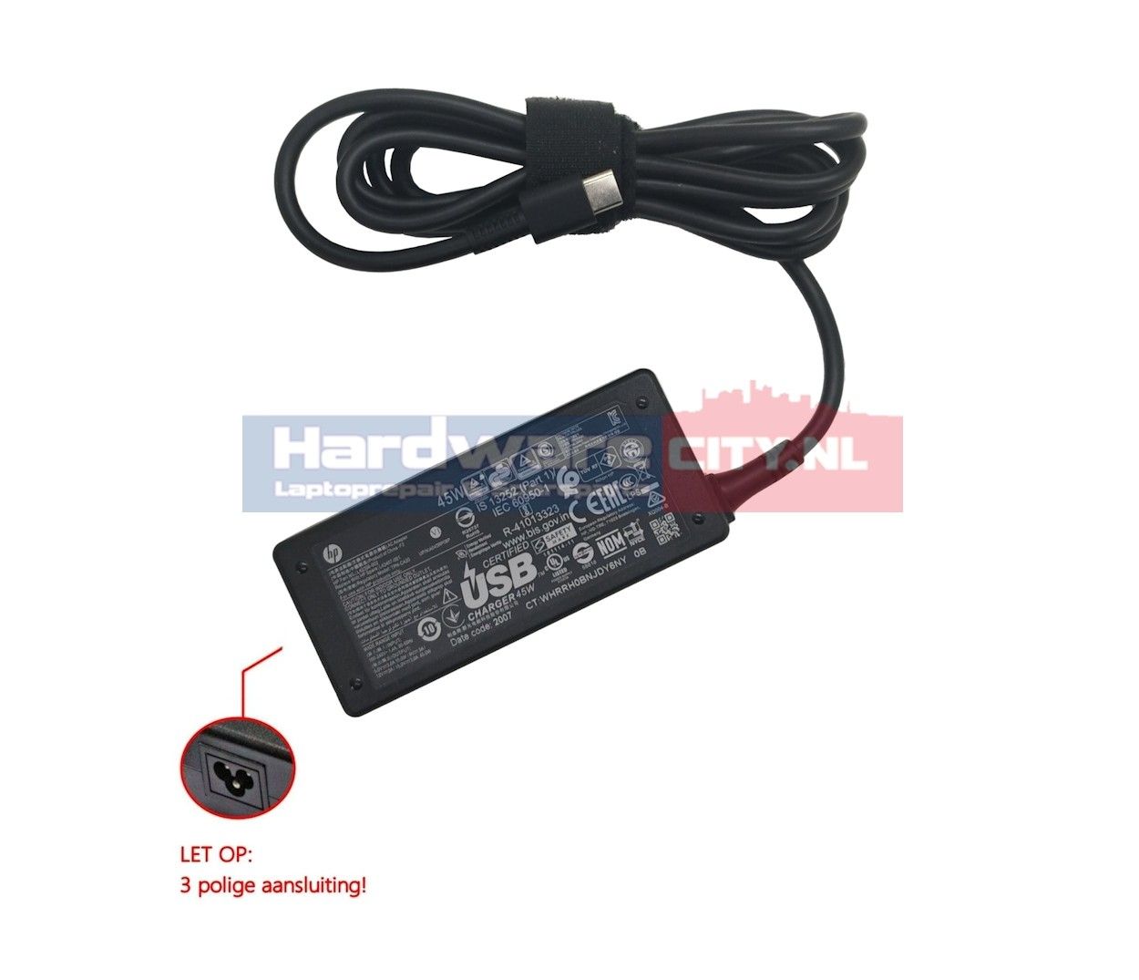 Originele HP Elite x2 G4 USB-C Adapter (45W)