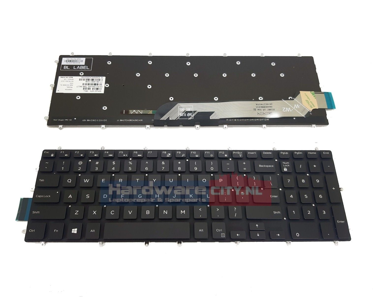 Dell 15-7000 / 17-7000 series US backlit keyboard