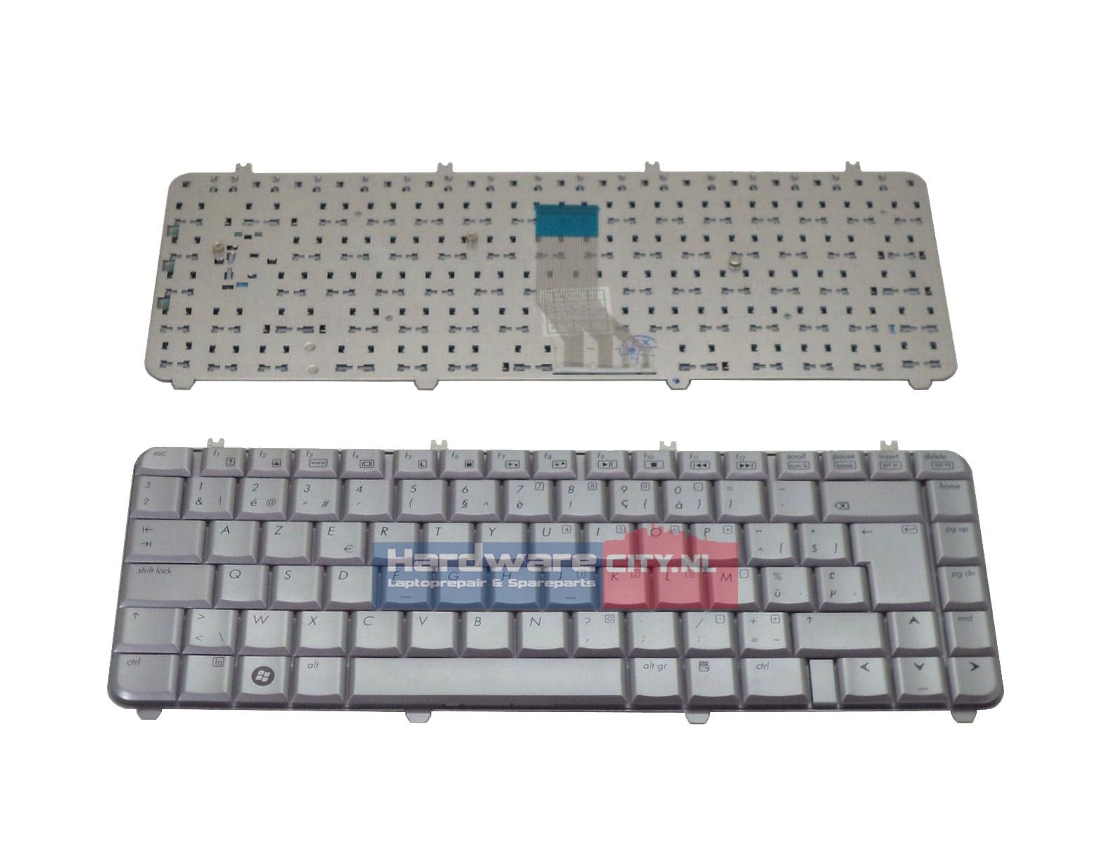 HP Pavilion DV5 BE keyboard (zilver)