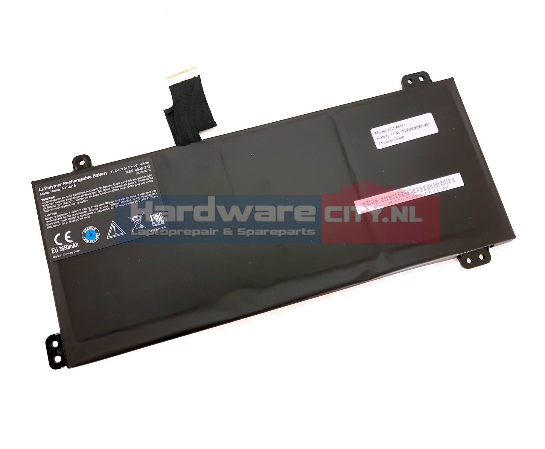 Medion Accu 11.4V 3740mAh 42.6Wh (origineel)