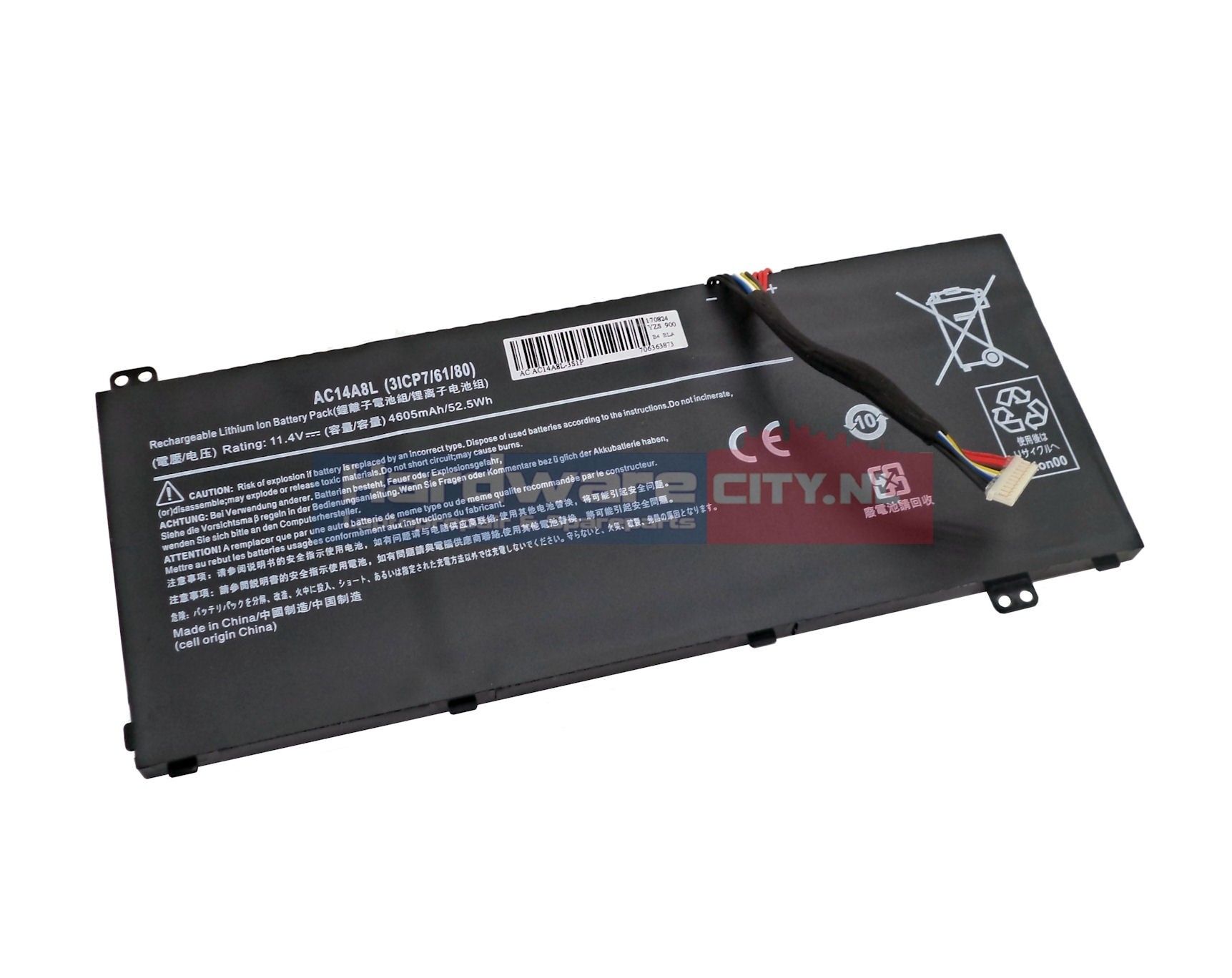 Acer Accu 11.4V 4605mAh 52.5Wh