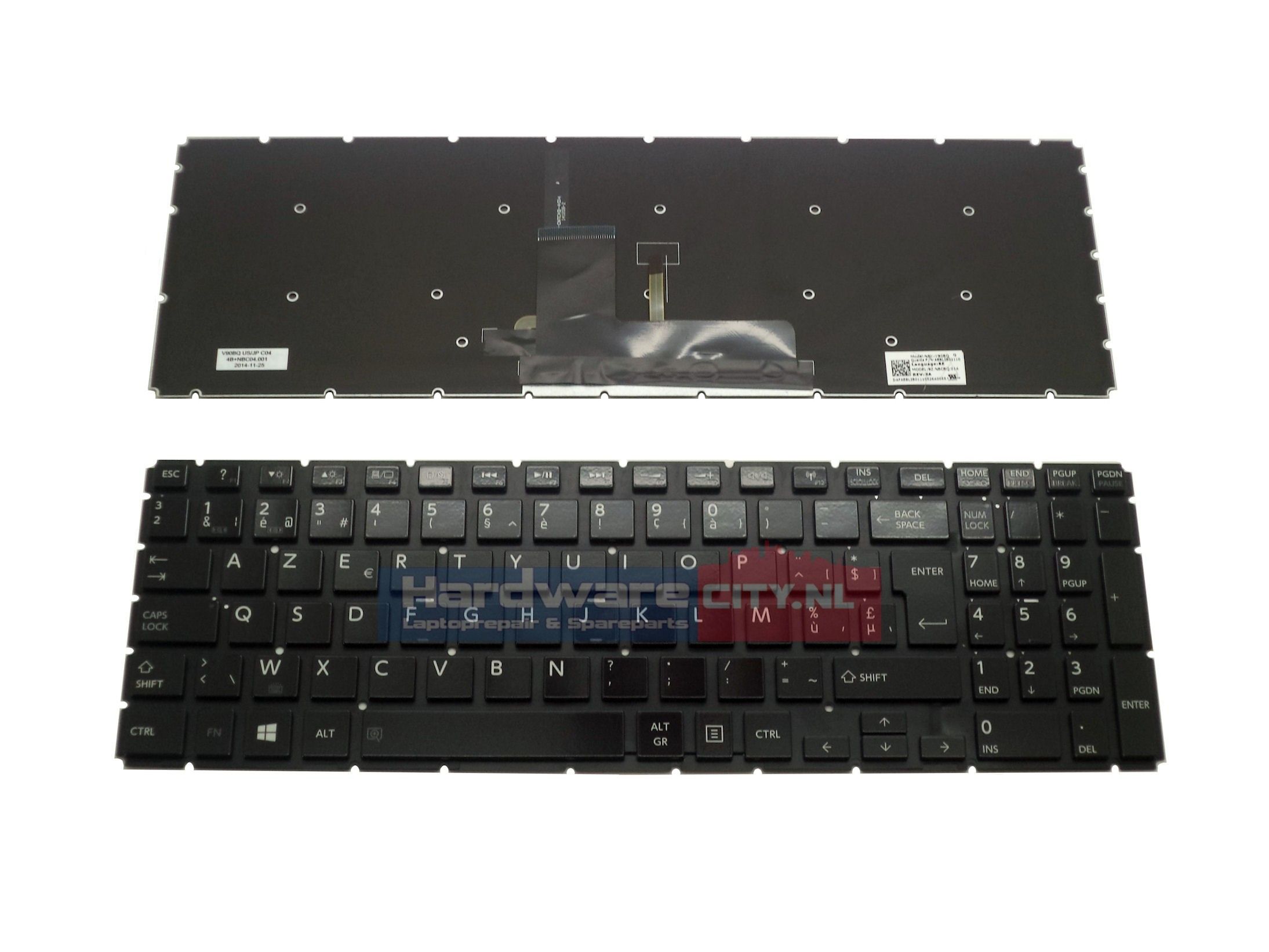 Toshiba Satellite L50-B/ L50D-B BE keyboard (zwart)