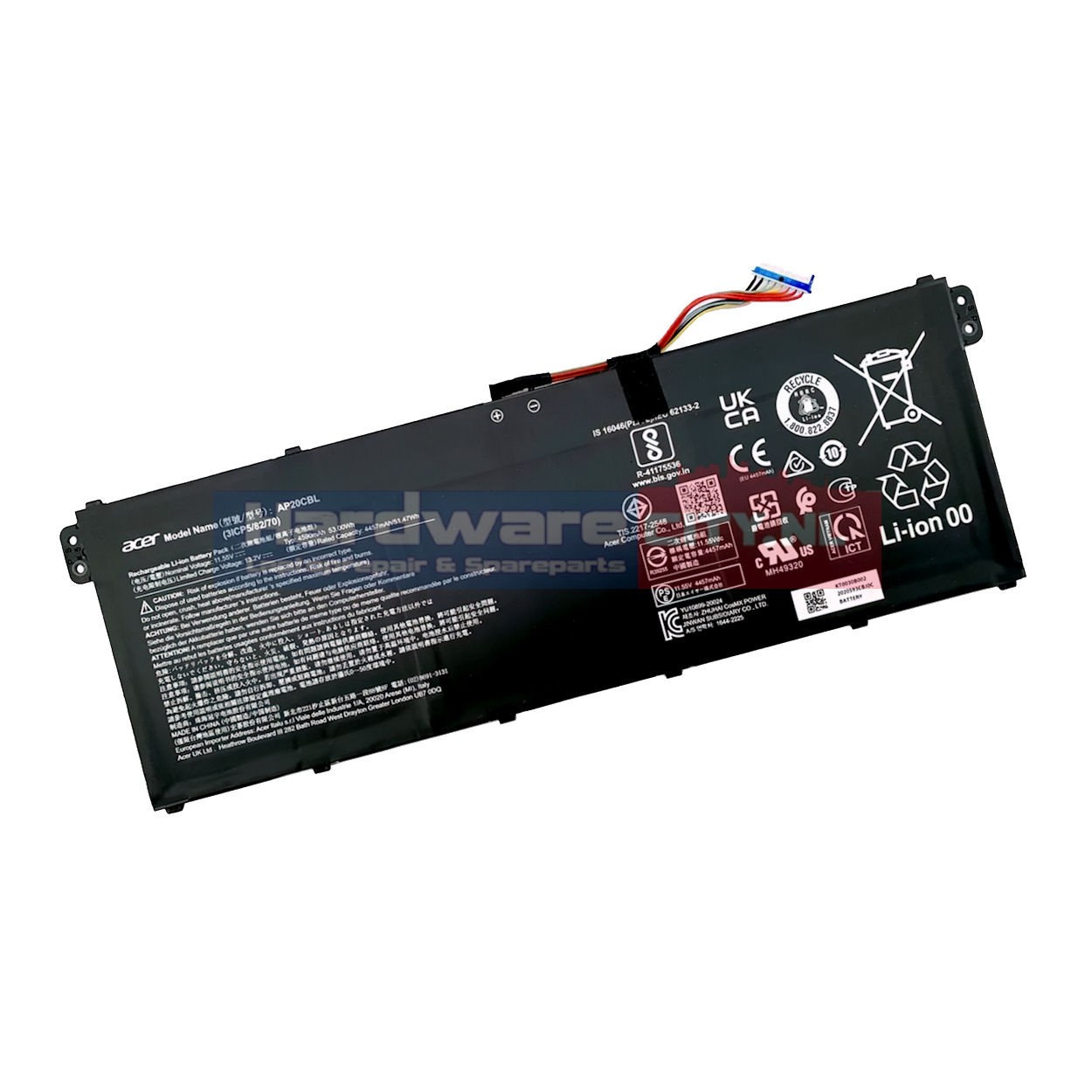 Acer Accu 11.55V 4590mAh 53Wh (origineel)