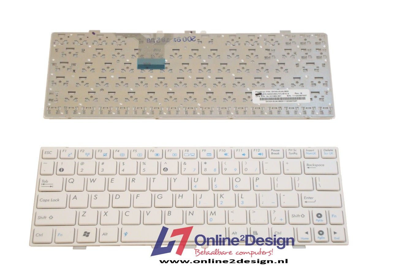 Asus EEE PC 1000HE/1004DN US keyboard (wit)