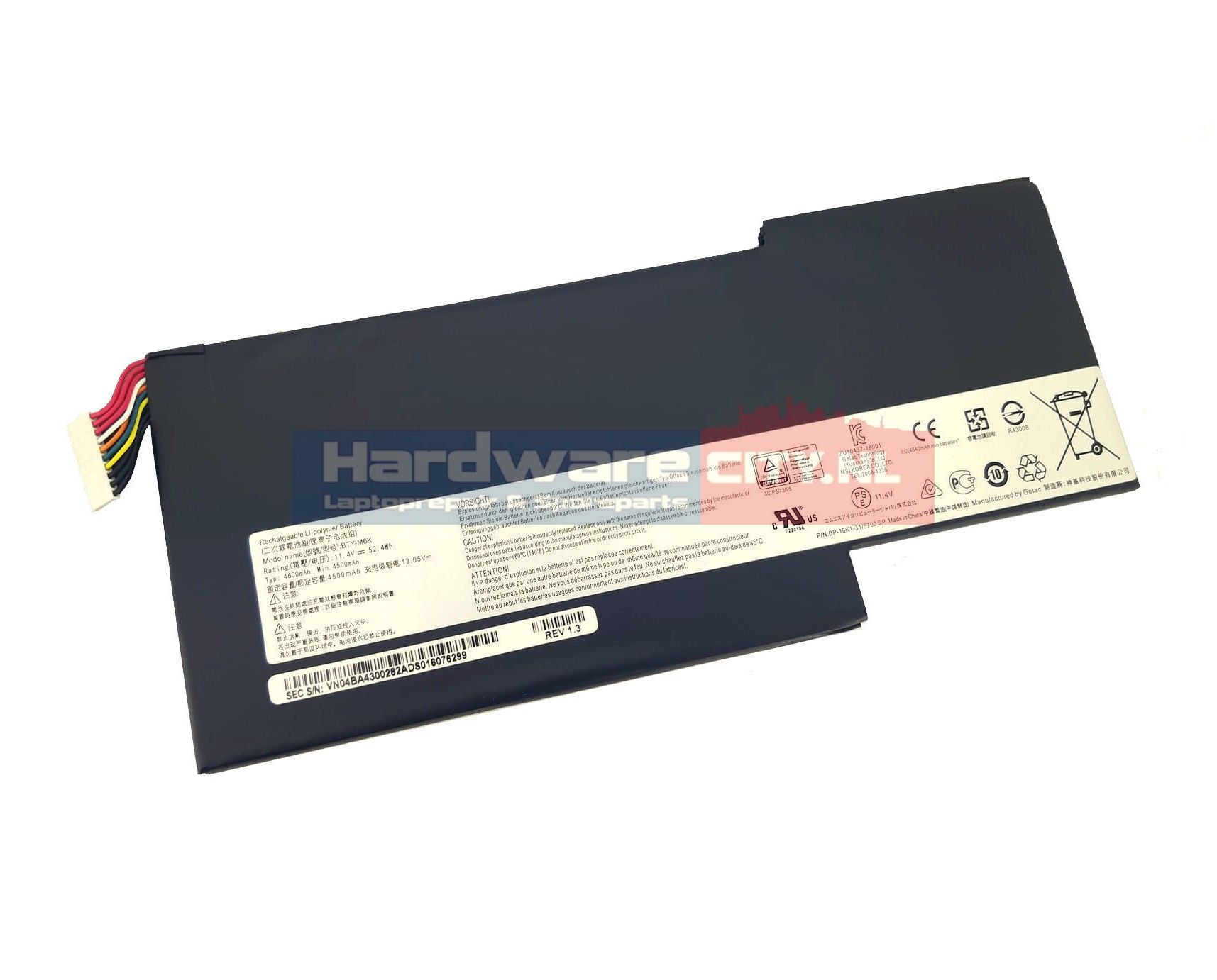 MSI Accu 11.4V 4600mAh 52.4Wh (origineel)