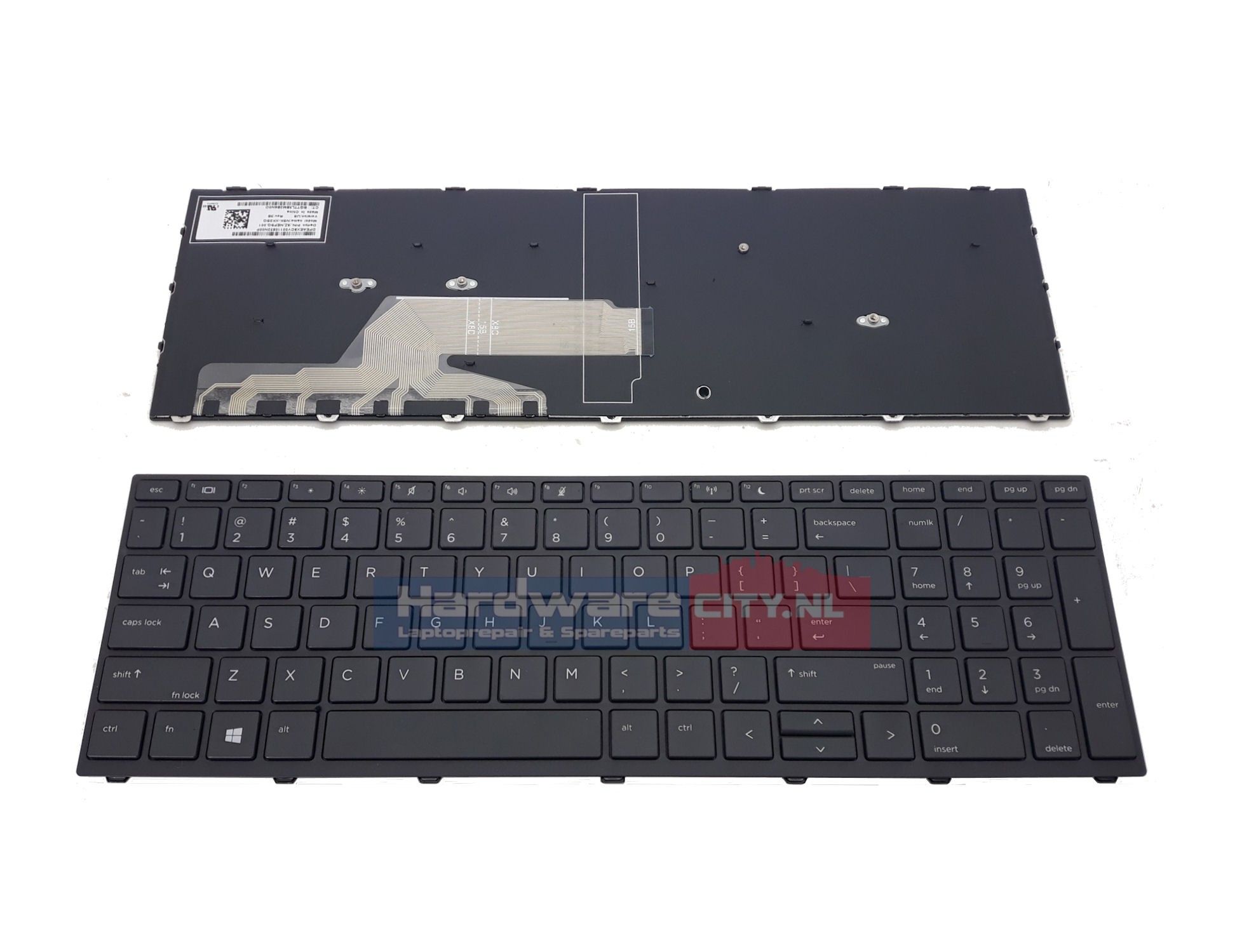 HP ProBook 450 G5 / 455 G5 / 470 G5 US keyboard (non-backlit)