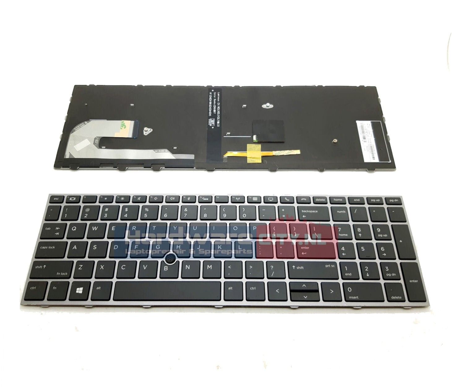 HP EliteBook 850 G5 backlit keyboard (US/NL Qwerty)