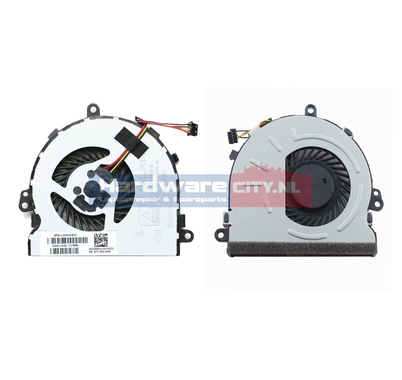 HP 15-da / 15-db series CPU koeler