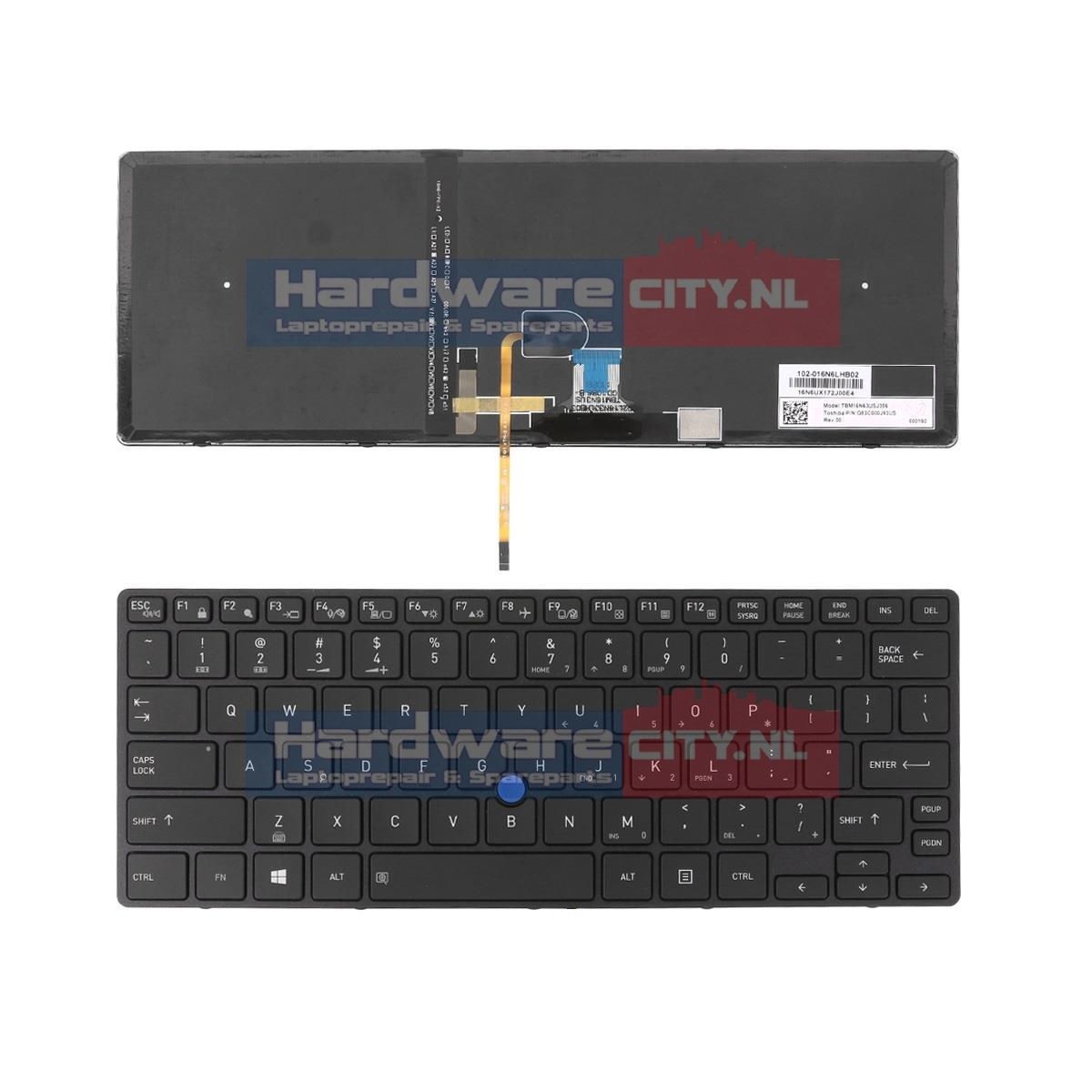 Toshiba X30-D / X30-E / X40-D/ X40-E series US backlit keyboard