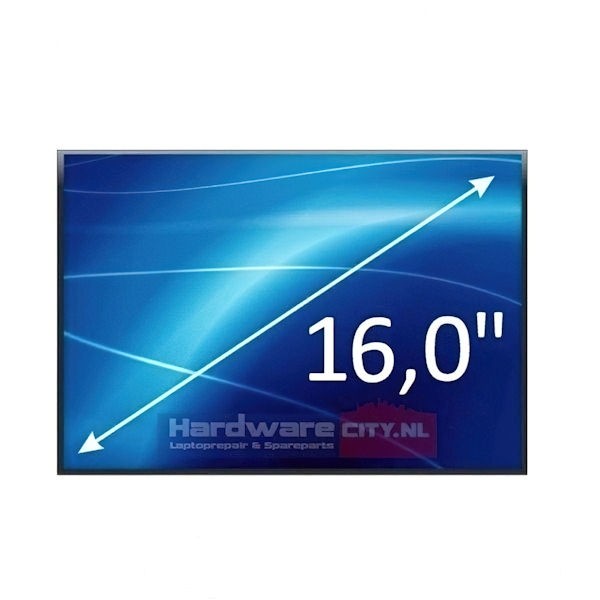 Laptop LCD Scherm 16,0" 1920x1200 FHD+ Mat IPS Ultra Slim 30-pins eDP (bent PCB)