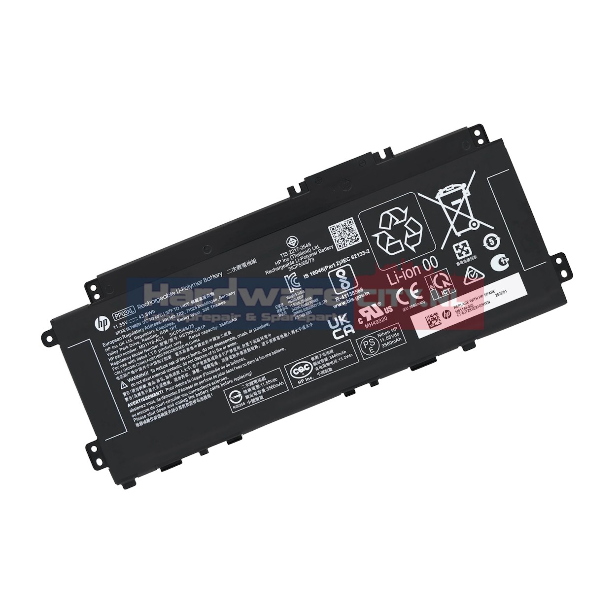 HP Pavilion 14-dv1360nd Accu (origineel)