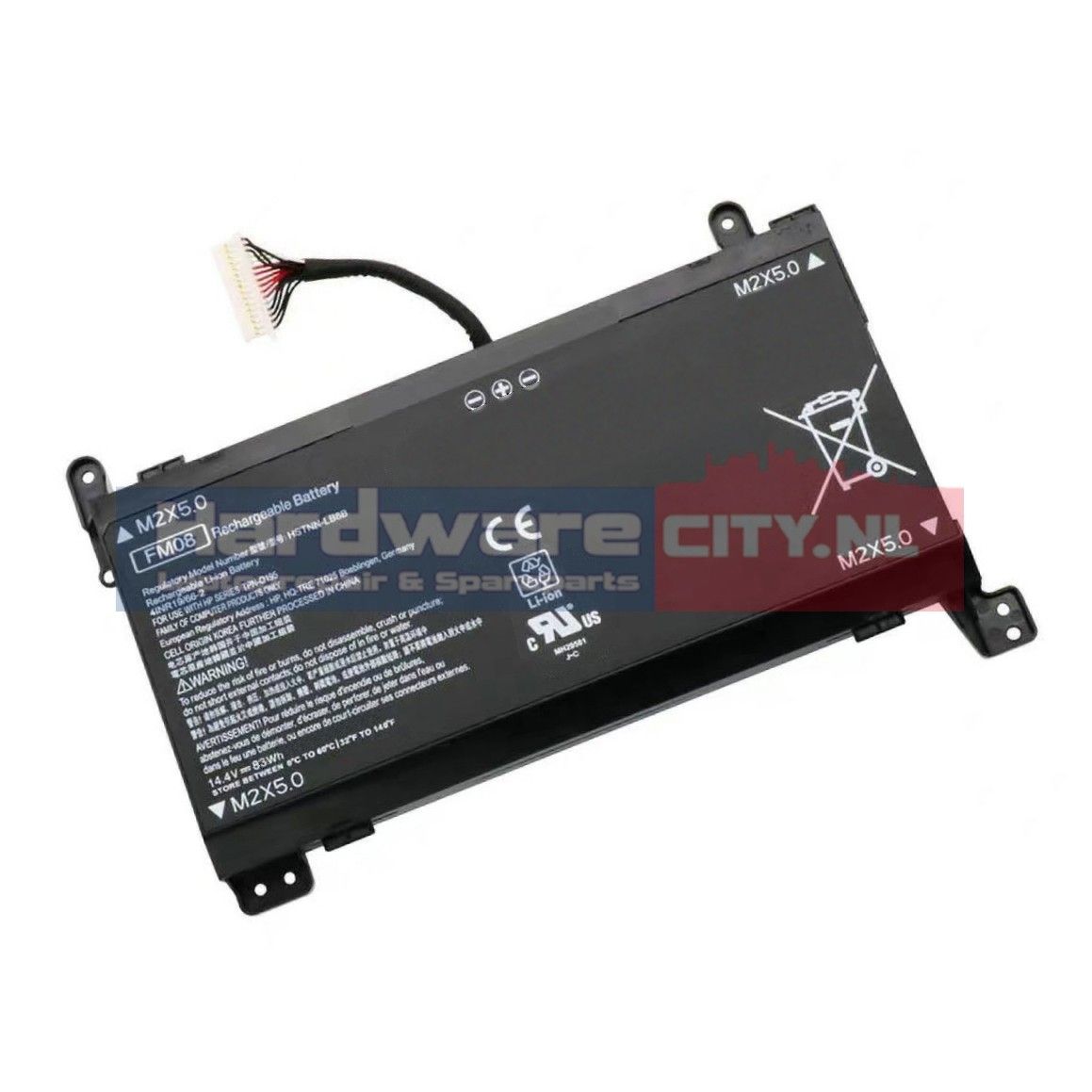 HP Replacement Accu 14.6V 4400mAh 64Wh (12-pins)