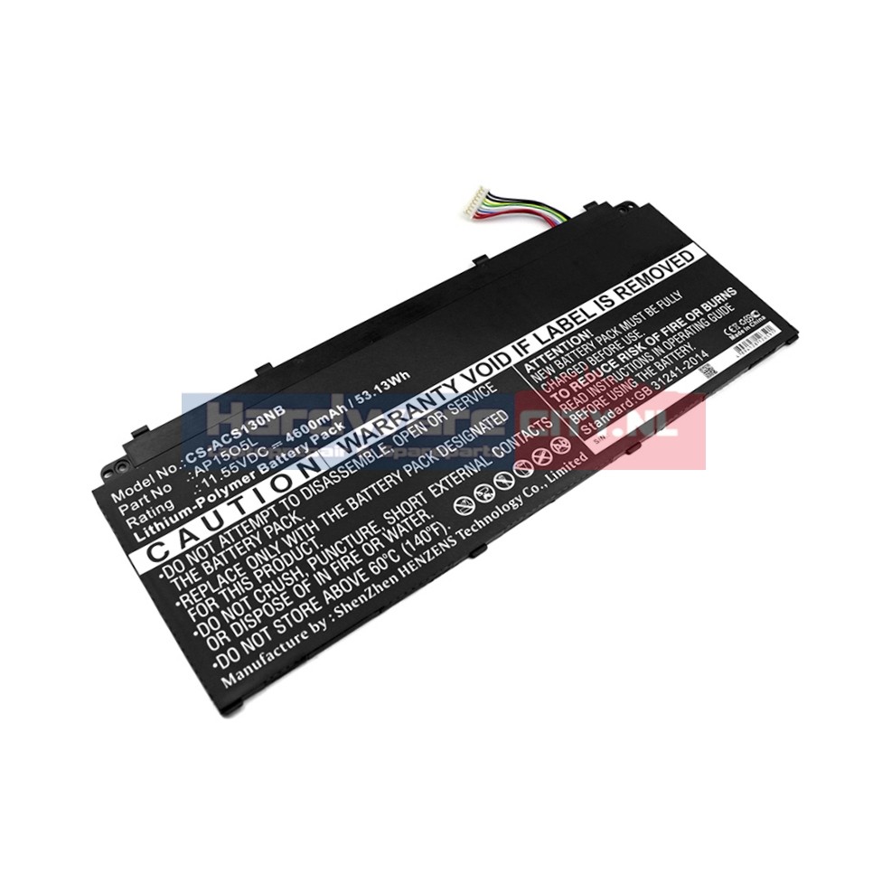 Replacement Acer Accu 11.55V 4670mAh 53Wh