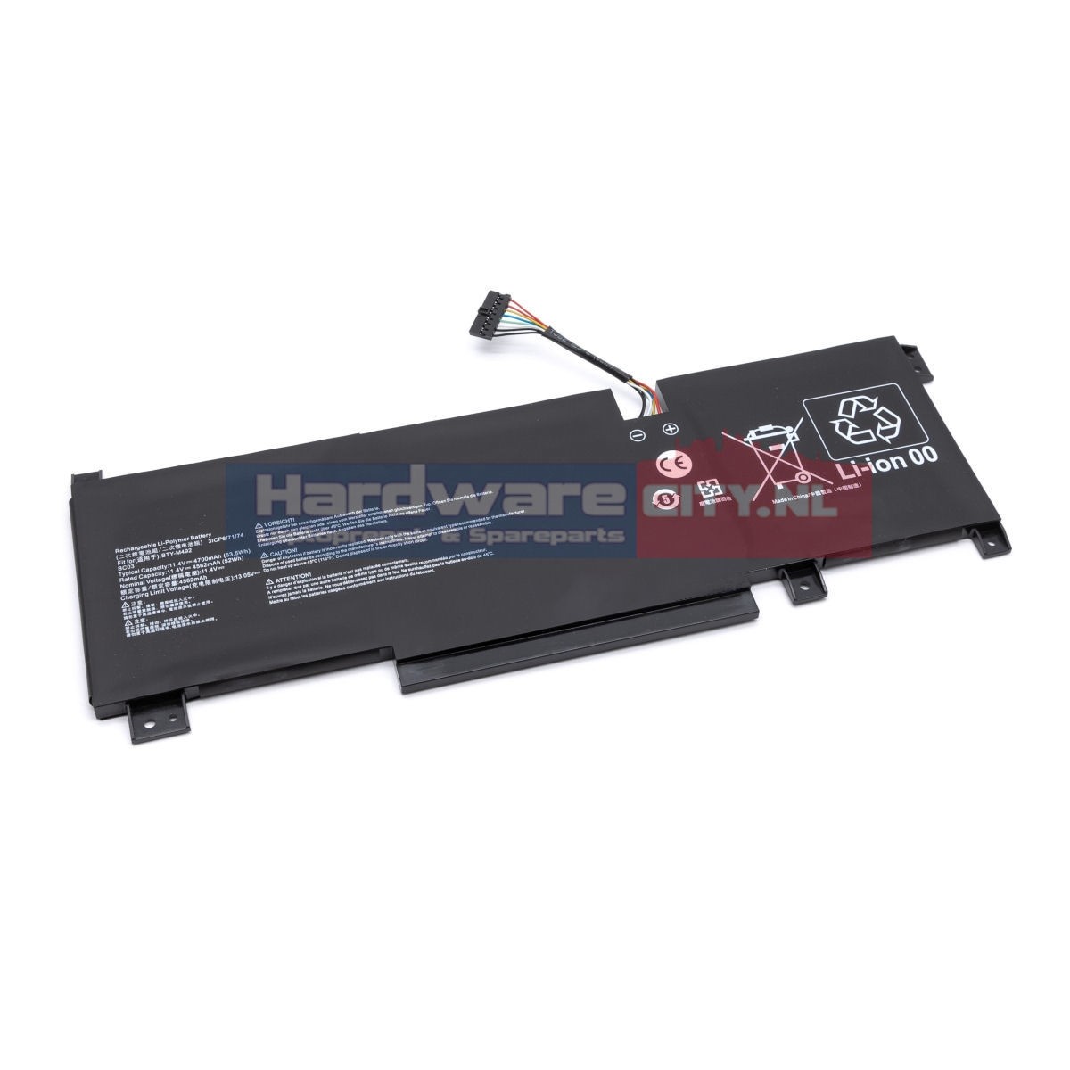 Replacement MSI Accu 11.4V 4562mAh 52Wh (Type A)