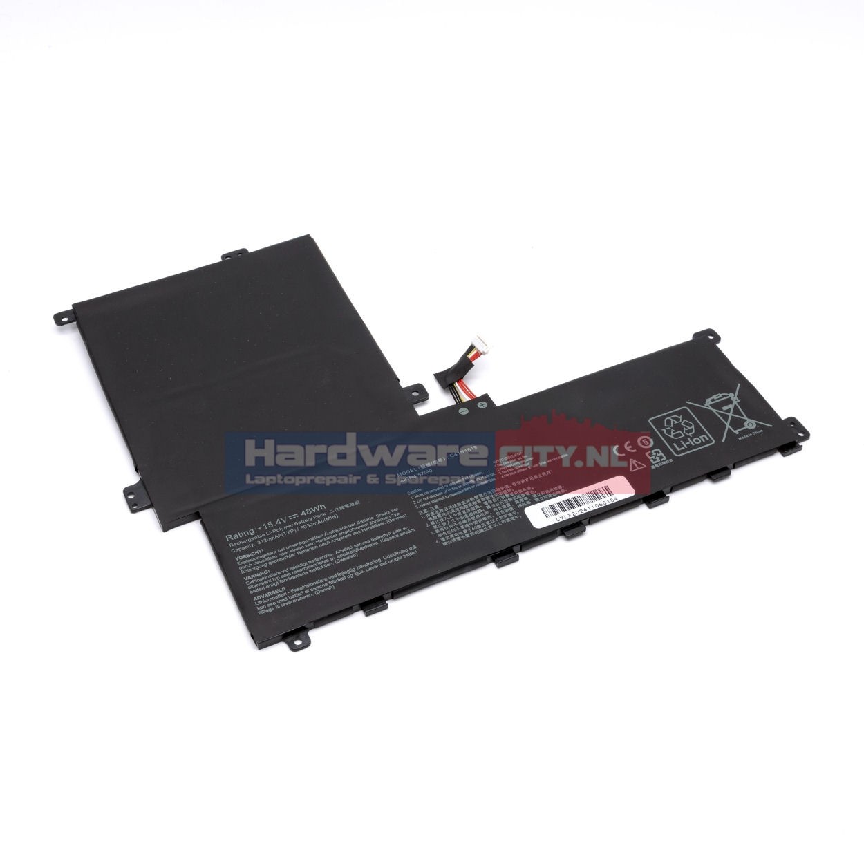 Replacement Asus Accu 15.4V 3050mAh 46.97Wh