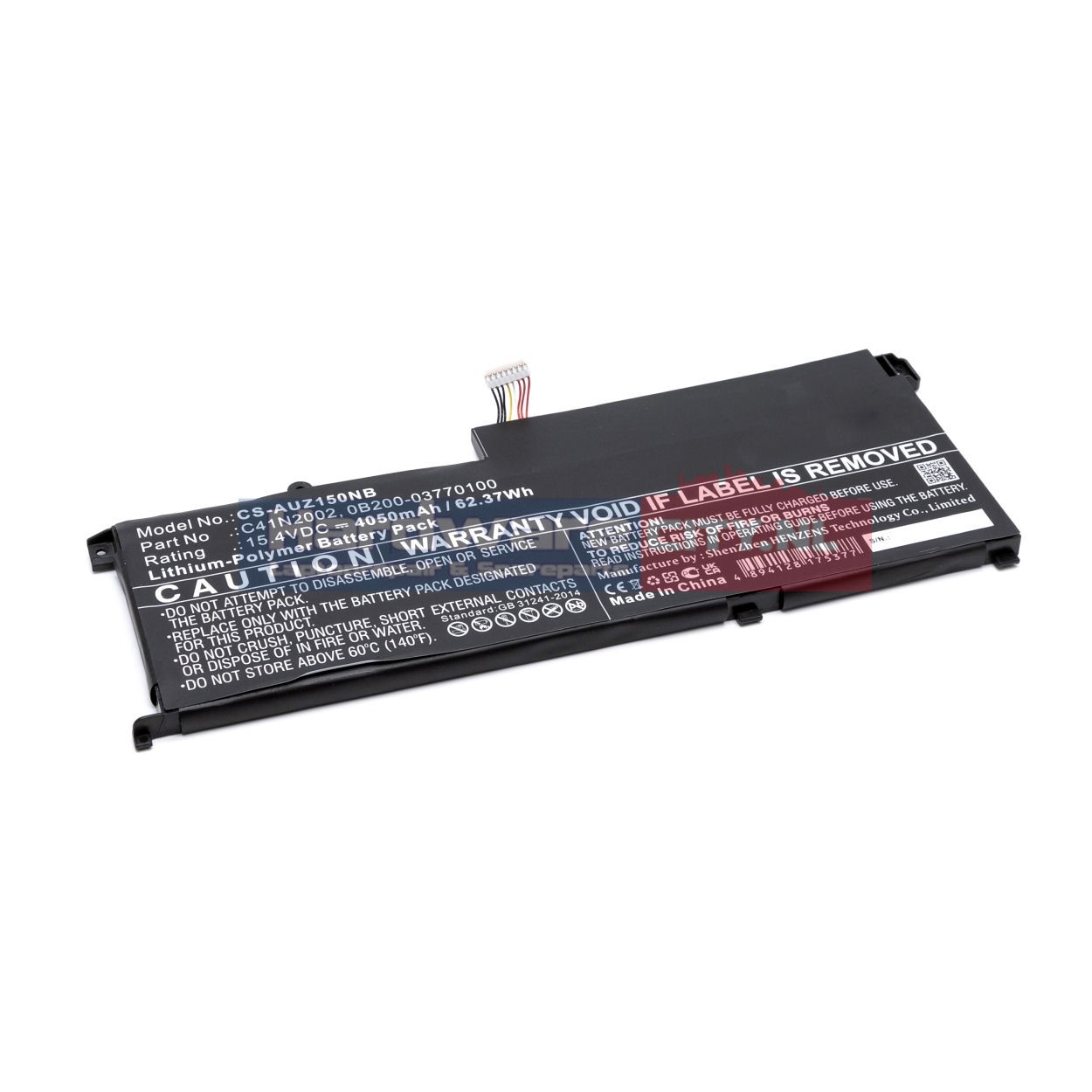 Replacement Asus Accu 15.4V 4050mAh 62.37Wh