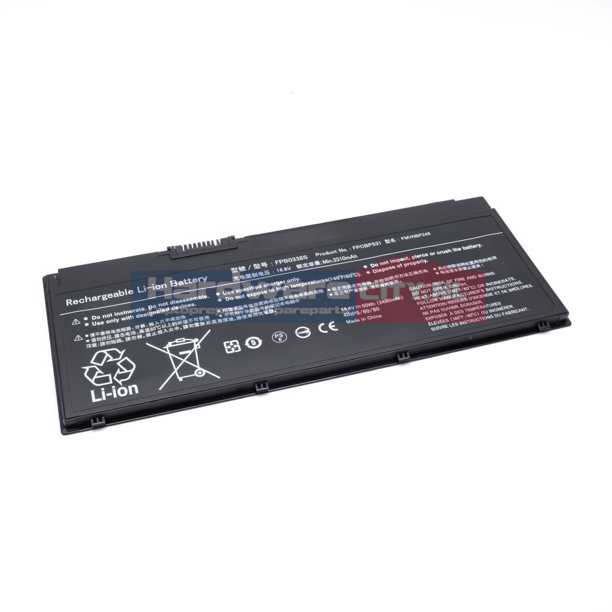 Replacement Fujitsu Accu 14.4V 3450mAh 49.68Wh