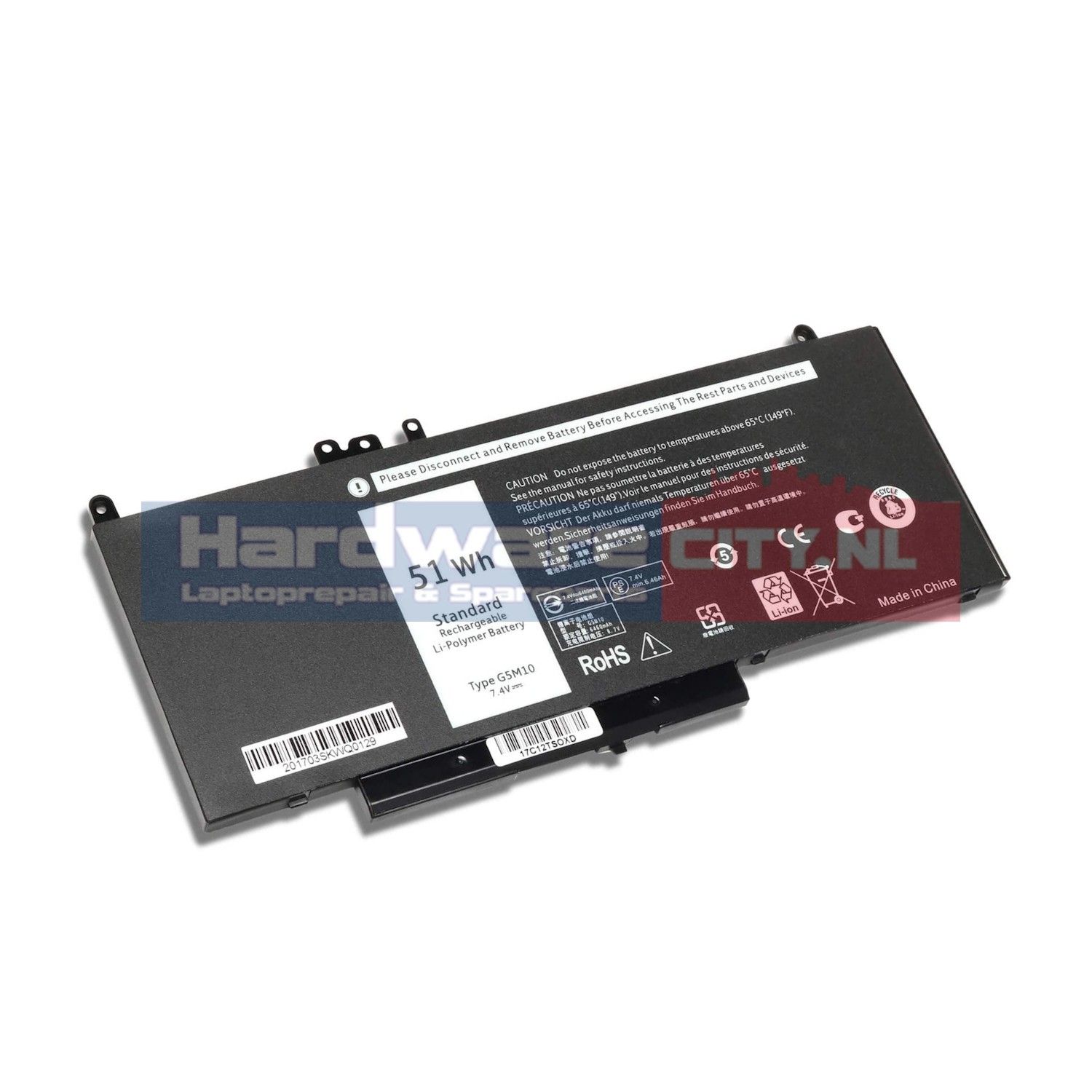 Dell Latitude E5450 Replacement Accu