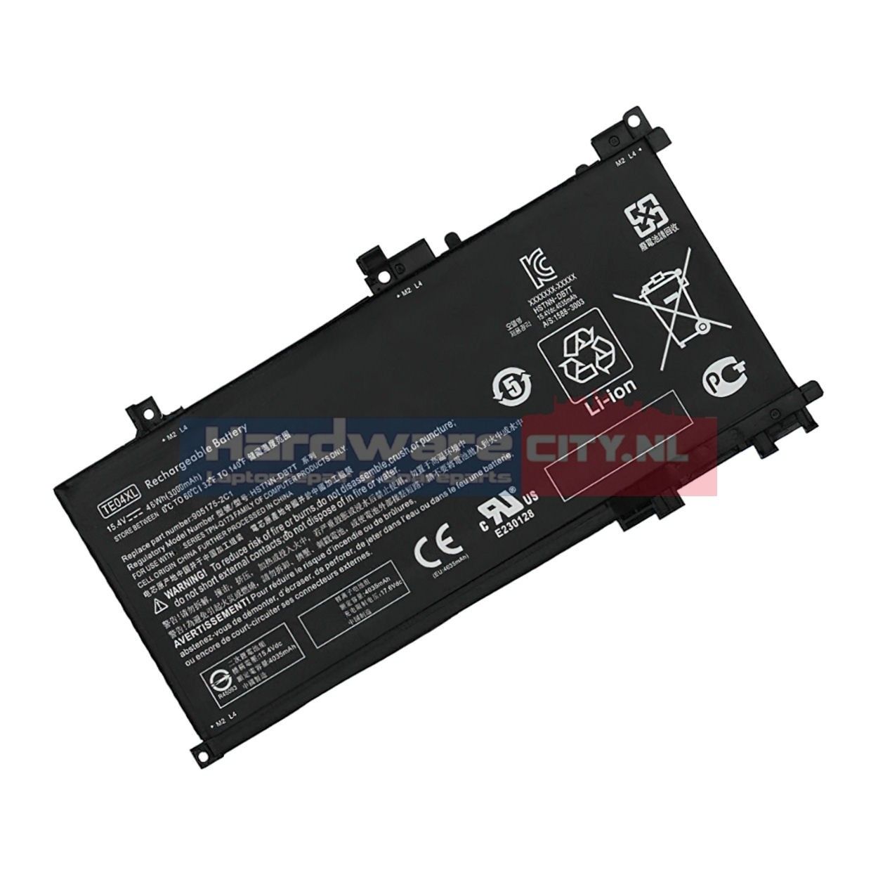 HP Replacement Accu 15.V 46Wh 3000mAh