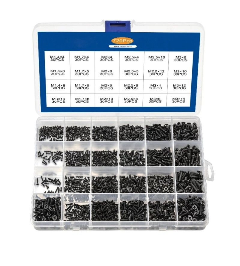 Laptop Schroevenset assortiment (720 stuks)