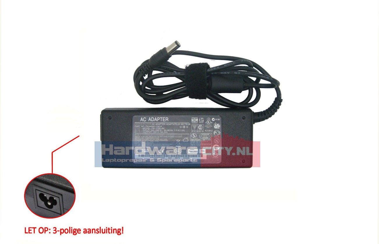 Toshiba AC Adapter 15V 5A 75W