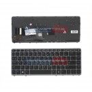 HP EliteBook US backlit keyboard (zilver frame)