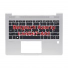 HP ProBook 430 G6 / 430 G7 Topcase / Palmrest met backlit keyboard (Belgisch Azerty)